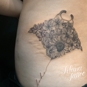 鱏|エイのタトゥー