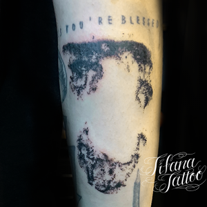 抽象画のタトゥー