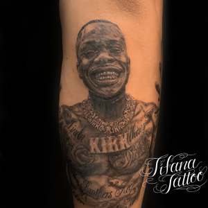 DaBaby|ダベイビーのポートレート・タトゥー