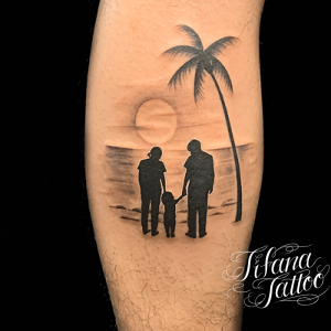 海辺のメモリアルタトゥー