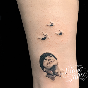 ジャック・ニコルソンのポートレート・タトゥー