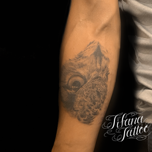 フクロウのタトゥー