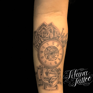 懐中時計|マネーローズ|王冠のタトゥー