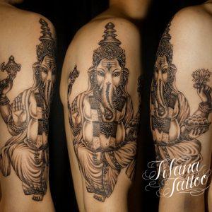 ガネーシャのタトゥー