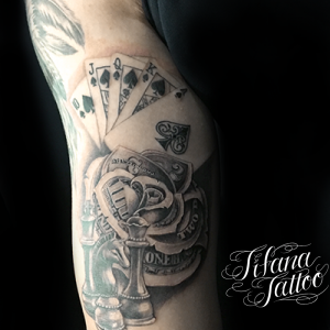 マネーローズ|トランプ|チェスのタトゥー