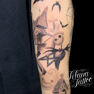 映画のキャラクターのタトゥー