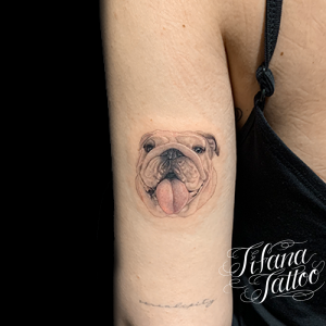 愛犬のポートレート・タトゥー