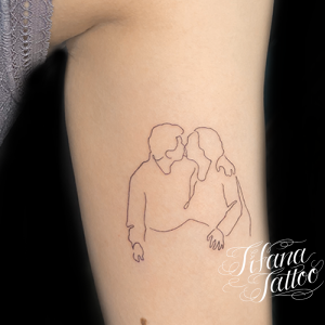 人物のディフォルメ・タトゥー