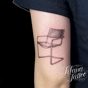 思い出の椅子のタトゥー