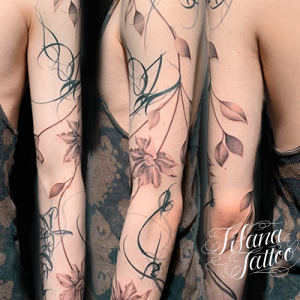 ボタニカルなファインライン・タトゥー