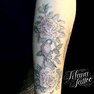 牡丹のタトゥー