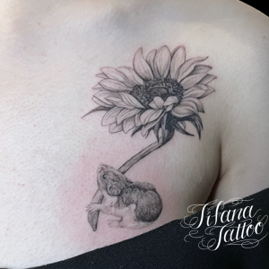 ひまわり|ハムスターのタトゥー