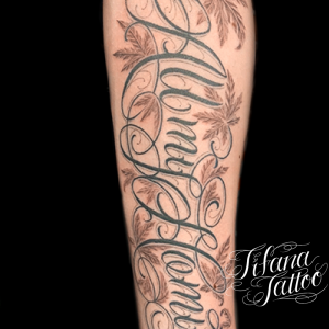 マリファナ|レタリングタトゥー