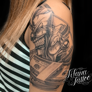 TWO FACE|100ドル札のタトゥー