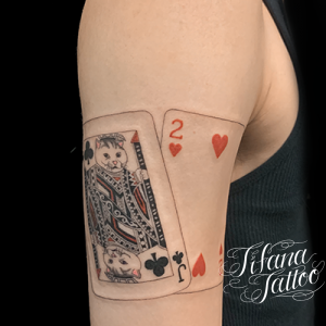 猫のトランプ|ジャックのタトゥー