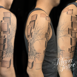 キューブのタトゥー