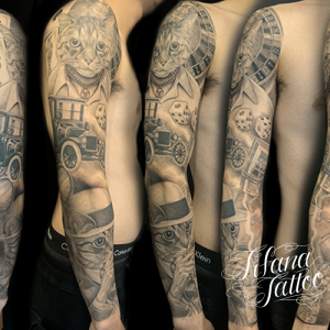 愛猫のチカーノ・タトゥー