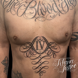 カスタム・レタリングタトゥー