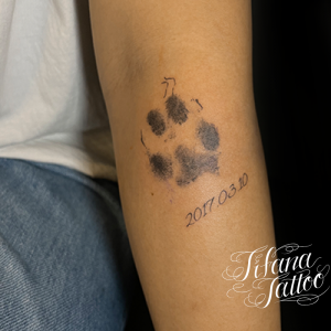 肉球|日付のメモリアル・タトゥー
