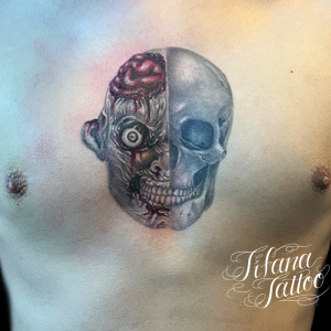 ゾンビ|スカルのTWO FACE TATTOO