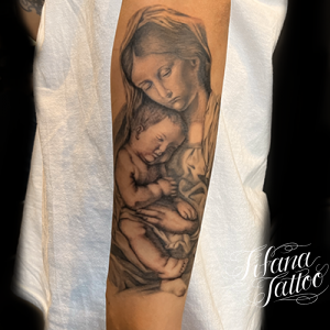 聖母子のチカーノ・タトゥー