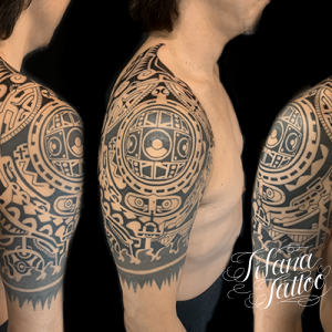 マオリ系民族トライバルタトゥー