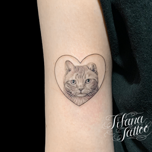 愛猫のポートレート・タトゥー