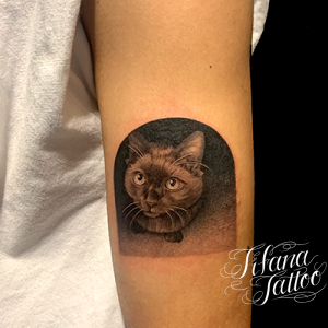 愛猫のポートレート・タトゥー