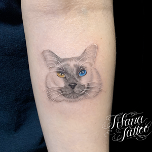 愛猫のポートレート・タトゥー