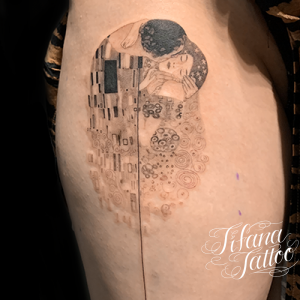 絵画のファインライン・タトゥー