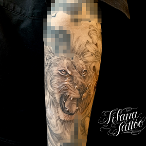 ライオンのタトゥー